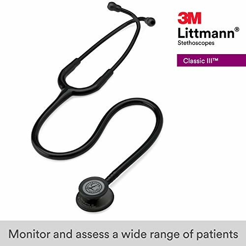 3M Littmann Classic III stethoscope in black color.