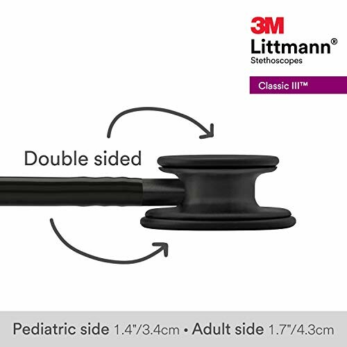 3M Littmann Classic III stethoscope with double-sided chestpiece.